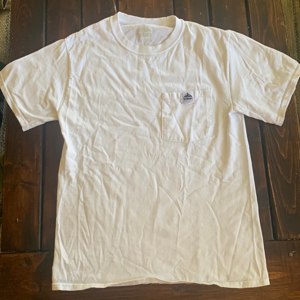 Teton Gravity Research - white pocket tshirt
